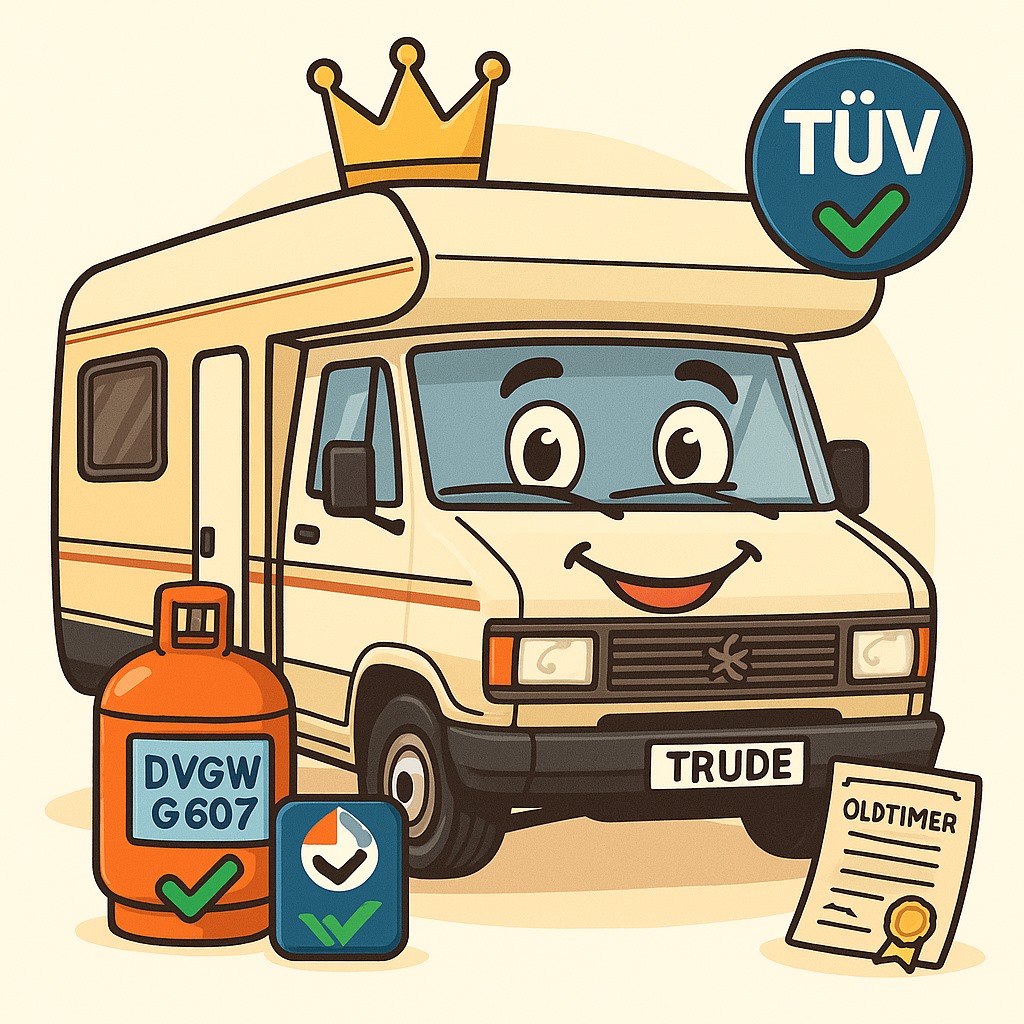 Trude mit Krönchen – Gas & TÜV bestanden!